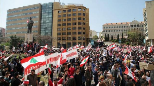 مظاهرات لبنان