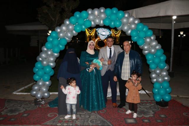 العروسين المترجمة مريم الزيات والمحاسب محمود خلف