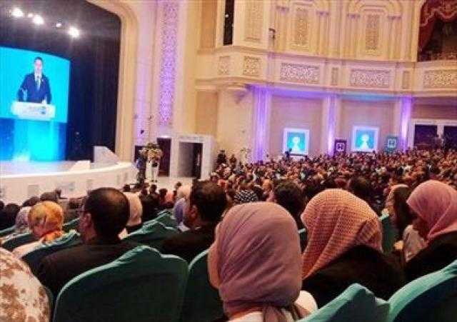 انطلاق الجلسة الأولى لمؤتمر الشباب الثامن حول مكافحة الإرهاب بحضور السيسي