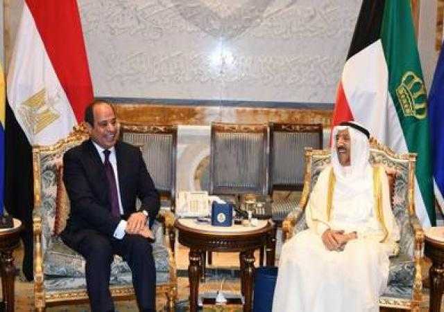 الرئيس السيسي يعرب عن تمنياته بموفور الصحة لأمير الكويت