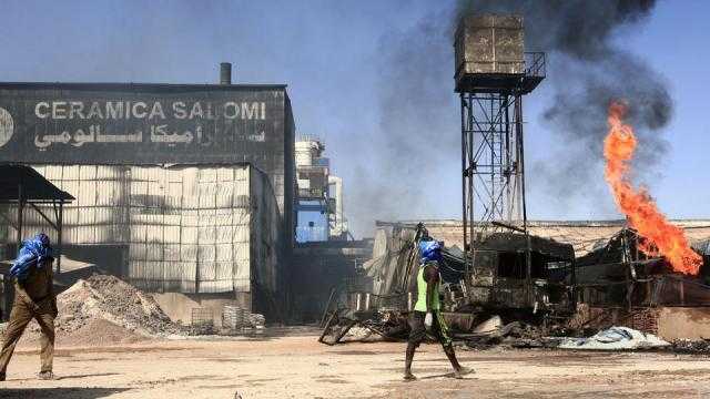 ارتفاع قتلى حريق مصنع في العاصمة السودانية إلى 23