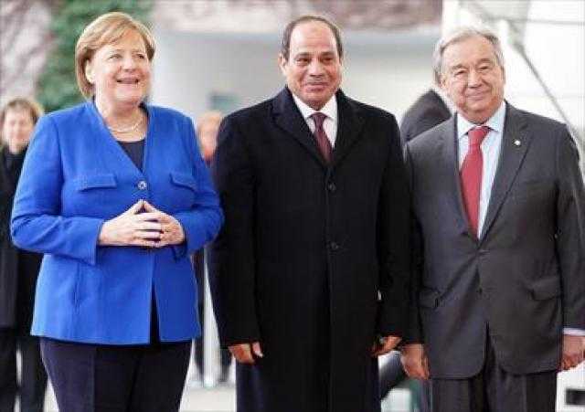 بحضور السيسي.. انطلاق فعاليات مؤتمر برلين بشأن الأزمة الليبية