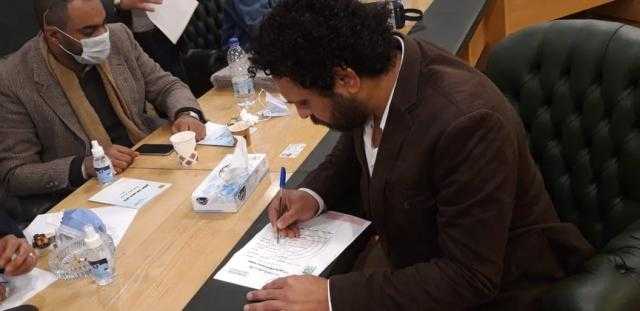 علي حلبي يتقدم بأوراق ترشحه لـ عضوية مجلس ”الصحفيين”