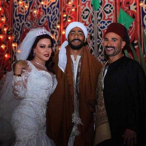 أحمد سعد يحيى حفل زفاف سمية الخشاب  ومحمد رمضان