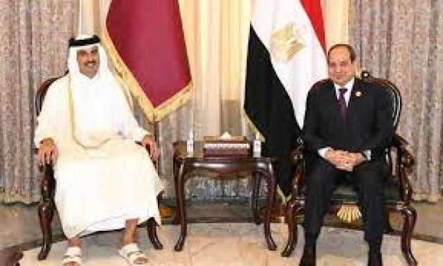 الرئيس السيسى يلتقى أمير قطر ورئيس وزاء الكويت فى العاصمة العراقية بغداد