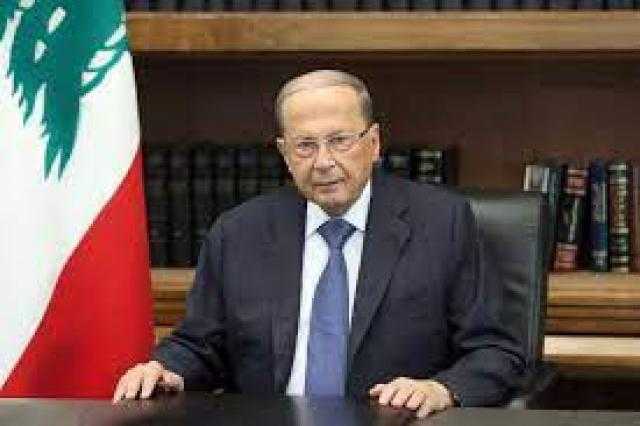الرئيس اللبنانى يدين  محاولة إغتيال مصطفى الكاظمى