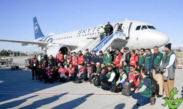 وصول أولى طلائع الجسر الجوي السعودي إلى مطار أضنة للمشاركة في مساعدة متضرري الزلزال في سوريا وتركيا
