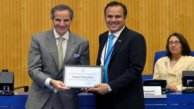 السعودية تتلقى شهادة شكر من الوكالة الدولية للطاقة الذرية نظير مشاركتها الفاعلة في مبادرة ”كومباس”