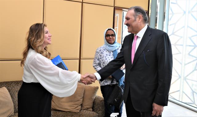 سفير المملكة لدى مصر يستقبل ممثل المفوضية السامية للأمم المتحدة لشؤون اللاجئين لدى مصر