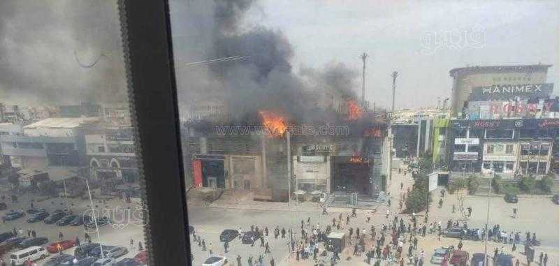 عاجل.. مصدر يوضح عدد الإصابات بحريق مجمع البنوك بالتجمع