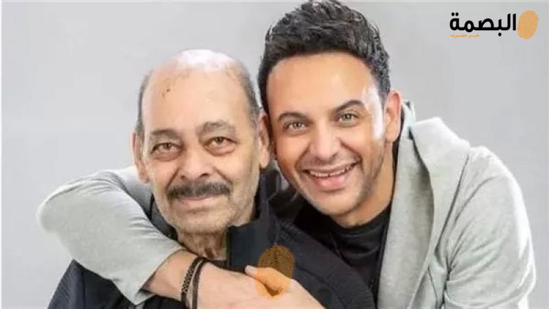 الفنان مصطفى قمر ووالده