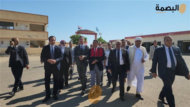 وزير التموين ومحافظ مطروح