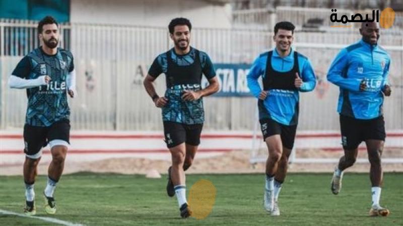 زيزو وعمر جابر في تدريبات الزمالك