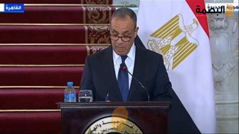 بدر عبد العاطي وزير الخارجية