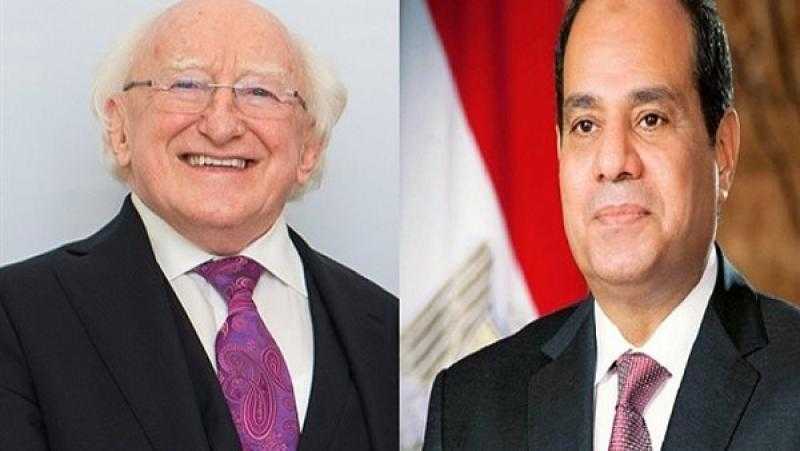 بدء القمة المصرية الإيرلندية بقصر الرئاسة بدبلن
