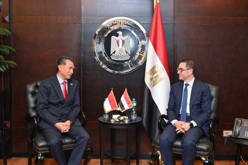 وزير الاستثمار يلتقي سفير جمهورية إندونيسيا بالقاهرة لبحث سبل تعزيز العلاقات الاقتصادية